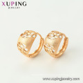 96155 xuping top sell all seasons gold earring designs delicate 18k gold hoop earring accessories for women jewelry